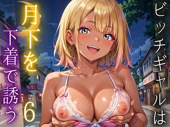 ビッチギャルは月下を下着で誘う6・260枚