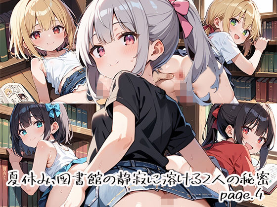 夏休み、図書館の静寂に溶ける2人の秘密page.4