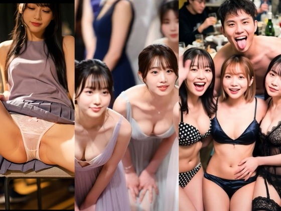 披露宴 下着 ランジェリー 女子大生 乱交 ドレス パンチラ ブラチラ 盗撮 結婚式 3次会