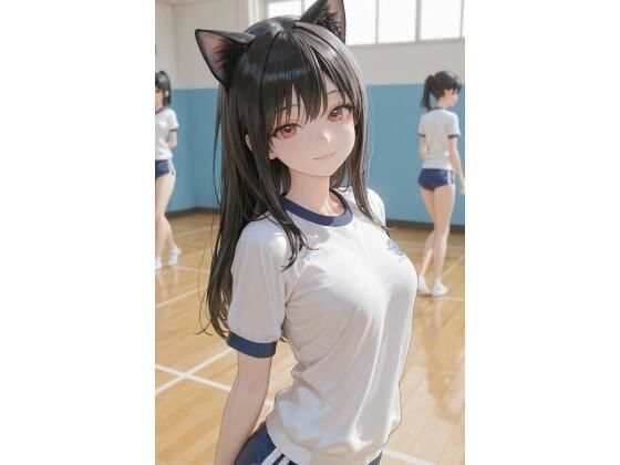 猫耳JKと体育館で