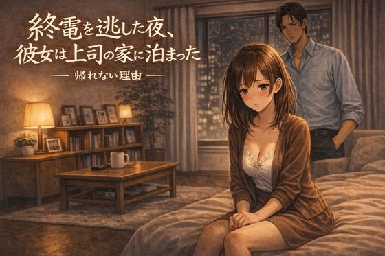 終電を逃した夜、彼女は上司の家に泊まった ―帰れない理由―