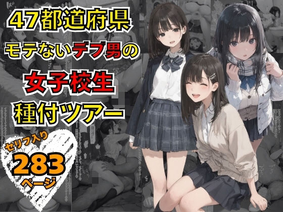 47都道府県 デブ男の女子校生種付ツアー