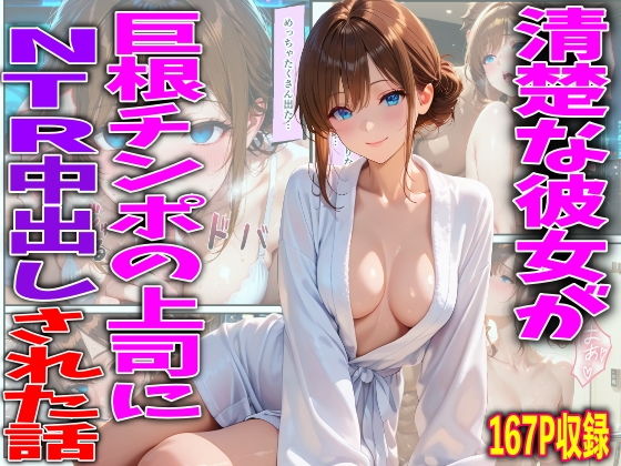 清楚な彼女が巨根チンポの上司にNTR中出しされた話