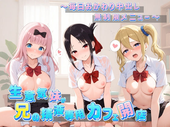 生意気妹が兄の精液専用カフェ開店 〜毎日おかわり中出しメニュー無制限（はーと） か〇や様は告らせたい